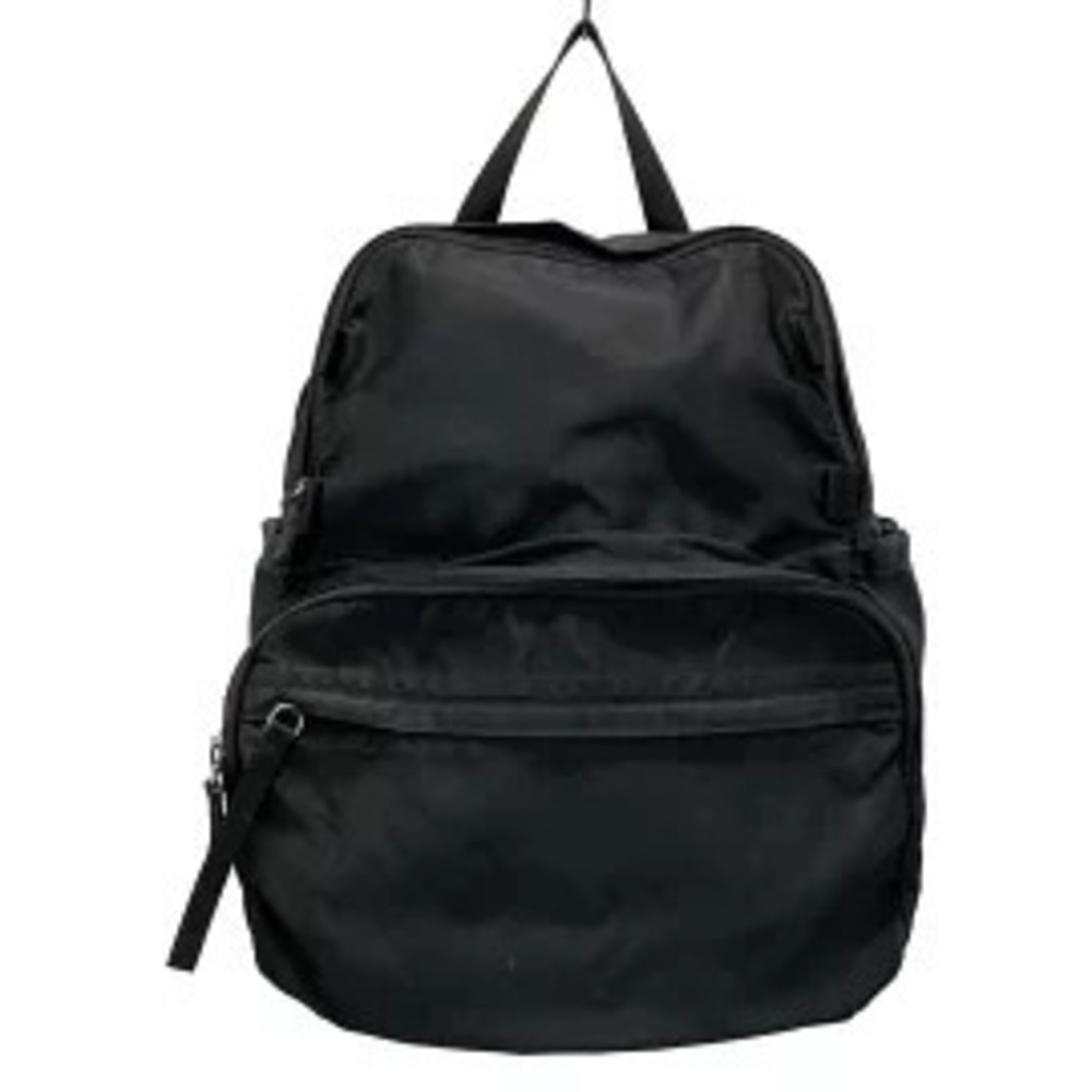 Prada Backpack Black Leather